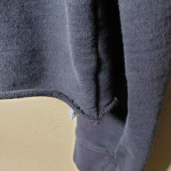 Adidas Trefoil Logo Spell Out Sweatshirt Size XL Cropped Pullover - Picture 7 of 9